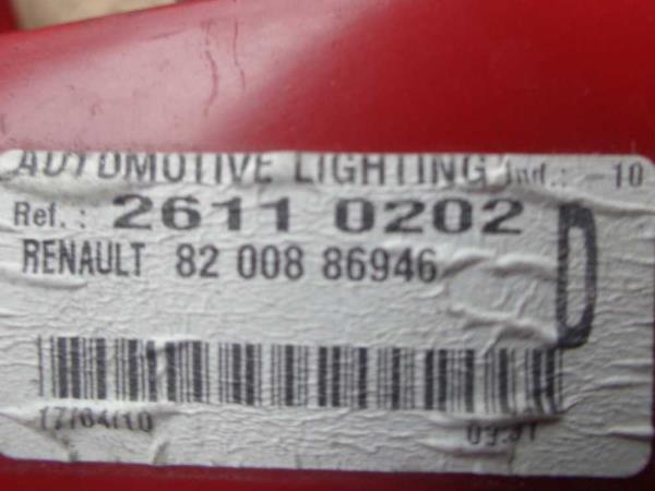 FEU ARRIERE DROIT RENAULT - Vue 2